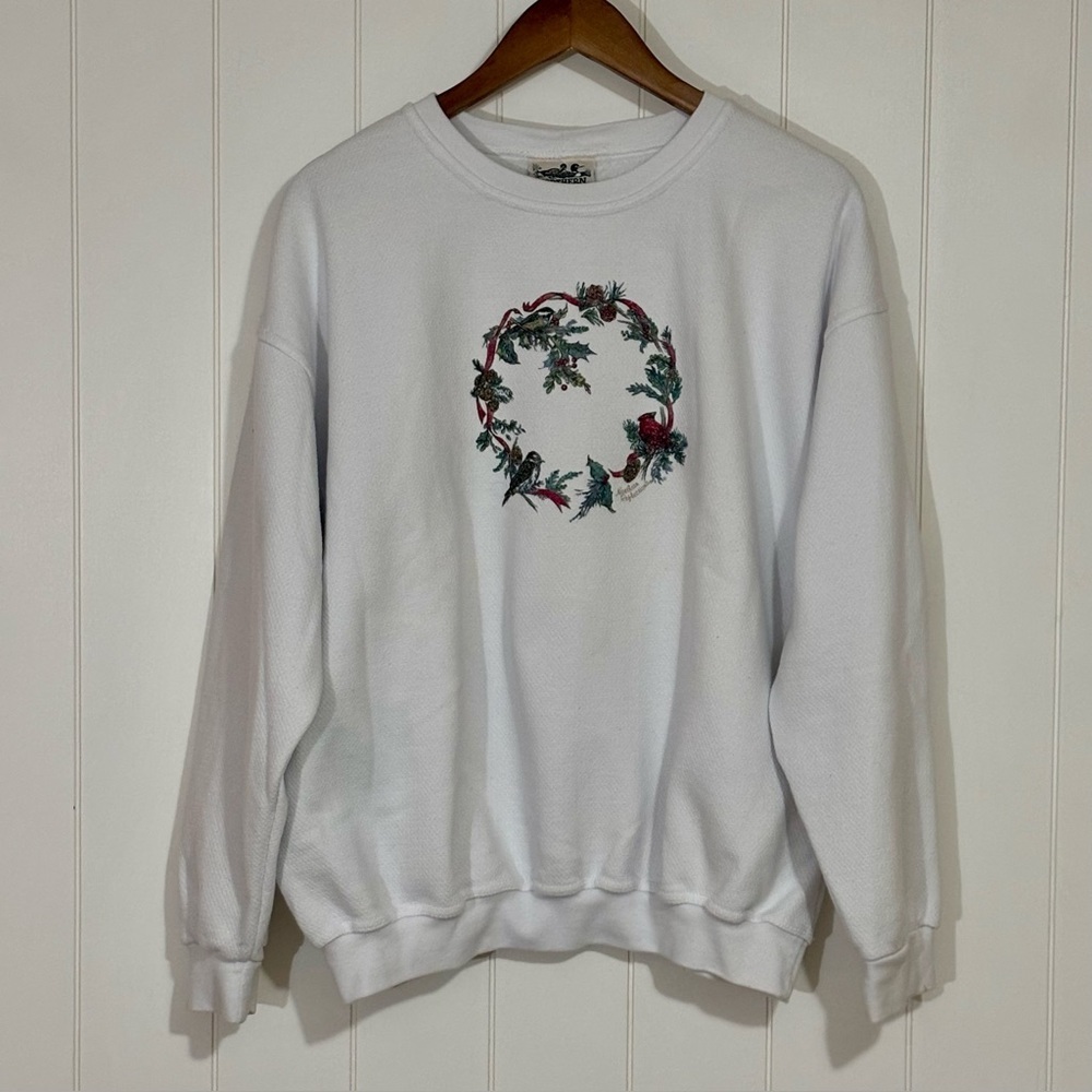 Vintage Christmas Cardinals Crewneck size XL